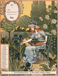 "The Gentlewoman" Calendar for May 1897. Creator: Unknown