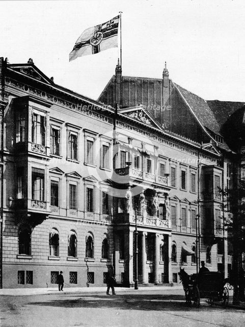 'The German Admiralty Building, Berlin', 1915. Artist: Unknown.