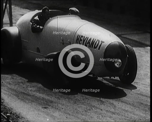 The German Built Heylandt Rocket Propelled Car, 1931. Creator: British Pathe Ltd.