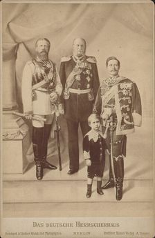 The German dynasty , c. 1888. Creator: Photo studio Reichard & Lindner, Berlin