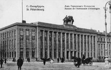 The German Embassy in Petersburg. Artist: Anonymous