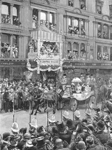 The German Emperor's visit to the City 1891. Creator: R Barnes