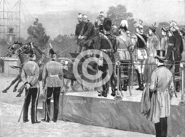 'The German Emperor's visit to the Crystal Palace', 1891 Creator: Unknown.