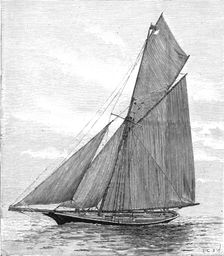 'The German Emperor's Yacht "Meteor", late "Thistle", 1891. Creator: Unknown