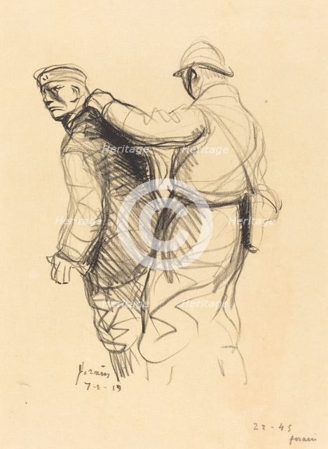 The German Expelled, 1919. Creator: Jean Louis Forain.
