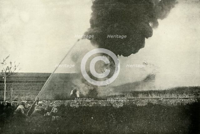 'The German "Flammenwerfer".', (1919).  Creator: Unknown.