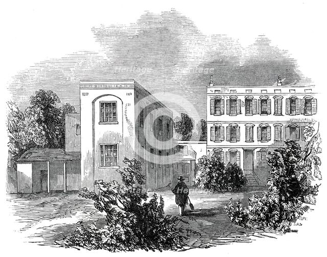The German Hospital and grounds, 1845. Creator: Unknown.