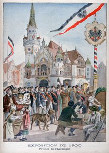 The German pavilion at the Universal Exhibition of 1900, Paris, 1900