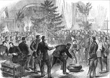 The Germans Christmas Eve in France, 1871. Creator: Unknown