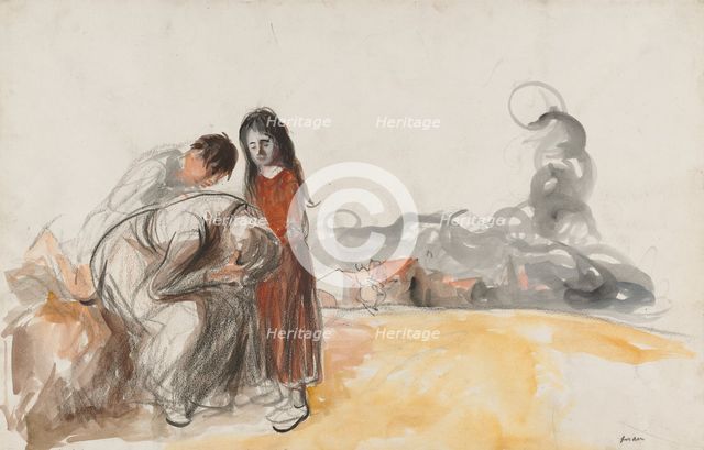 The Germans Have Gone Away, fourth quarter 1800s or first third 1900s. Creator: Jean Louis Forain (French, 1852-1931).