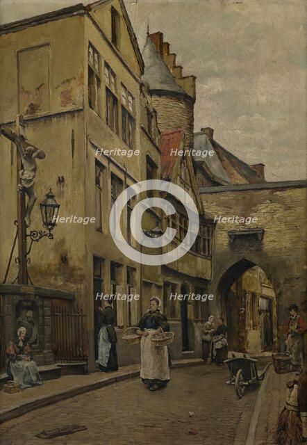 The Gevangenisbrug, 1880. Creator: Pieter Verhaert.