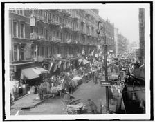 The Ghetto, New York, N.Y., between 1900 and 1915. Creator: Unknown