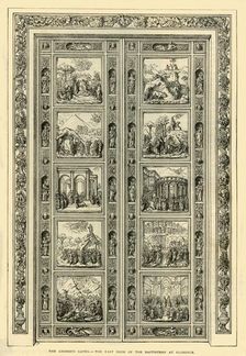 The Ghiberti Gates - The East Door of the Baptistery at Florence 1882. Creator: Unknown