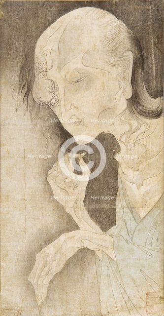The ghost of Oiwa, Second Half of the 19th cen.. Creator: Yoshitoshi, Tsukioka (1839-1892).