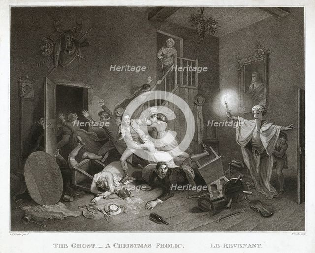 The Ghost - A Christmas Frolic - Le Revenant, 1814. 