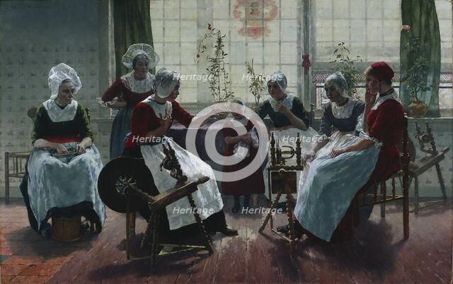 The Ghost Story, 1887. Creator: Walter McEwen (American, 1860-1943).