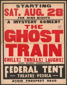The Ghost Train, Peoria, IL, 1937. Creator: Unknown