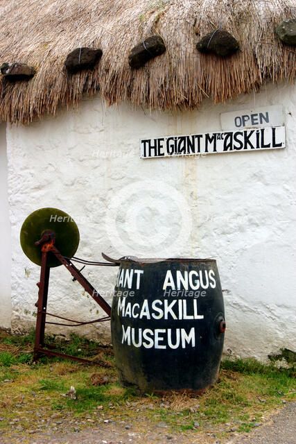 The Giant MacAskill Museum, Dunvegan, Isle of Skye, Highland, Scotland.