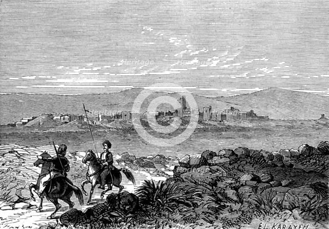 The Giant Cities of Bashan - El Karayeh, 1873.  Creator: Unknown.