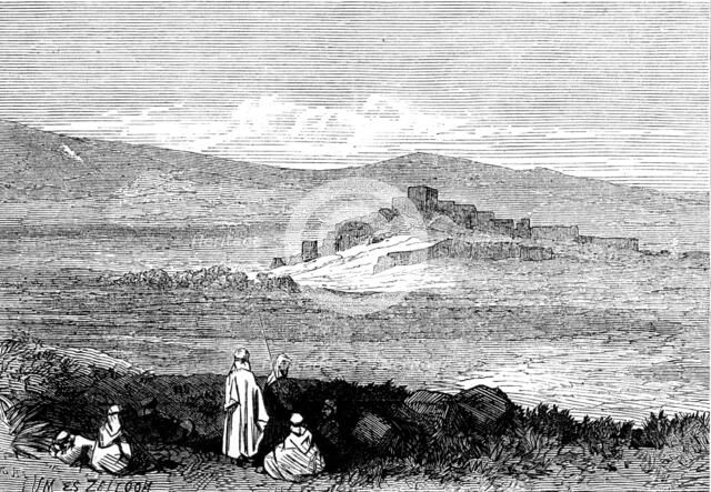The Giant Cities of Bashan - Um es Zeitoon, 1873. Creator: Unknown.