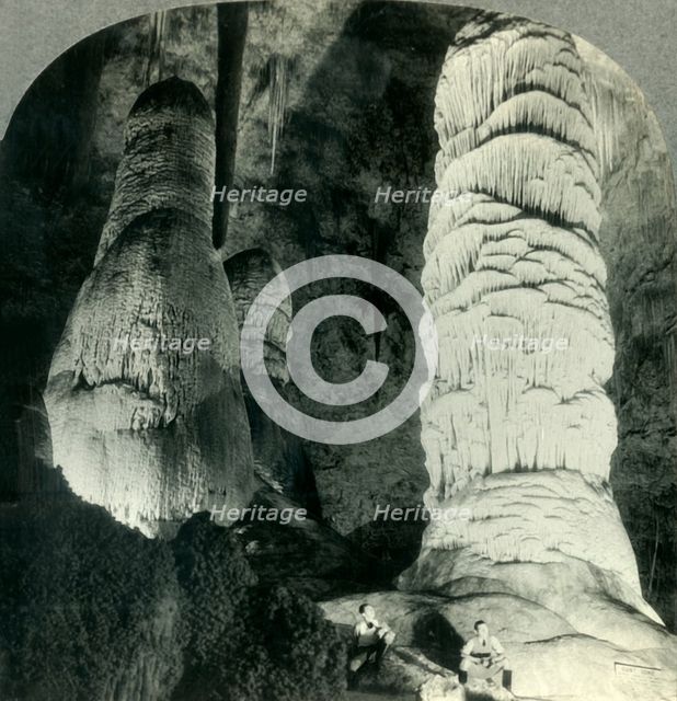 'The Giant Dome, the World's Largest Known Stalagnite, Carlsbad, New Mexico', c1930s. Creator: Unknown.