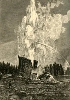 The Giant Geyser 1872. Creator: W. J. Linton
