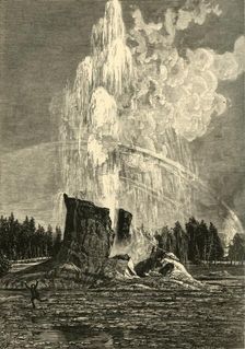 The Giant Geyser 1872. Creator: W. J. Linton