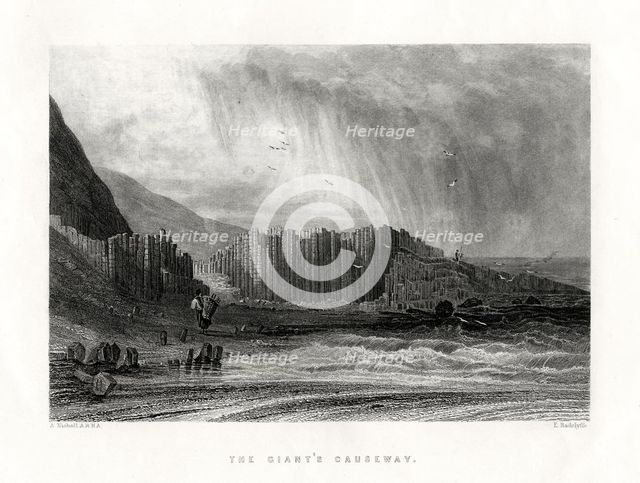 The Giant's Causeway, County Antrim, Northern Ireland, 1884. Artist: Edward Radclyffe