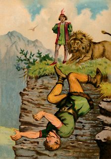 The Giant's Downfall 1901. Artist: Edward Henry Wehnert