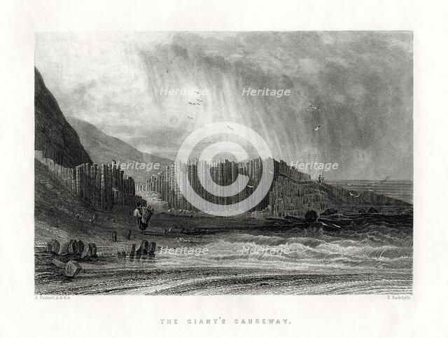 The Giant's Causeway, County Antrim, Northern Ireland, 1884. Artist: Edward Radclyffe