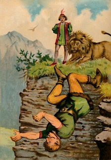 The Giant's Downfall 1901. Artist: Edward Henry Wehnert