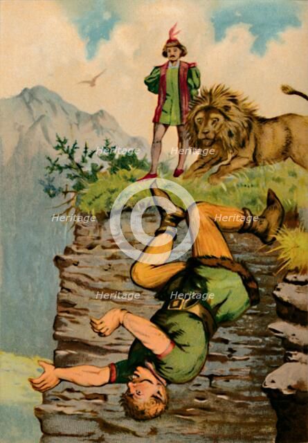 'The Giant's Downfall', 1901. Artist: Edward Henry Wehnert.