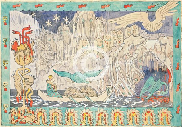 The Giant's Lair. Artist: Munthe, Gerhard (1849-1929)