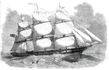 The gigantic clipper-ship "Great Australia", recently built for Messrs. Baines and Co..., 1860. Creator: Unknown