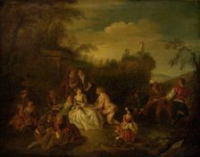 The Gift of the Fishermen, 18th or 19th century. Creator: Jean-Baptiste Pater