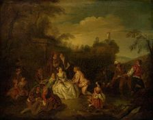 The Gift of the Fishermen, 18th or 19th century. Creator: Jean-Baptiste Pater