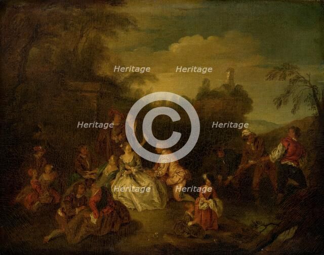 The Gift of the Fishermen, 18th or 19th century. Creator: Jean-Baptiste Pater.