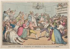 The Gig Shop or Kicking Up a Breeze at Nell Hammiltons Hop, February 16, 1811., February 16, 1811. Creator: Thomas Rowlandson