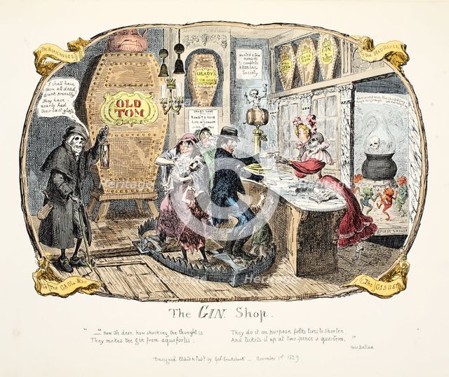 The Gin Shop, 1829.