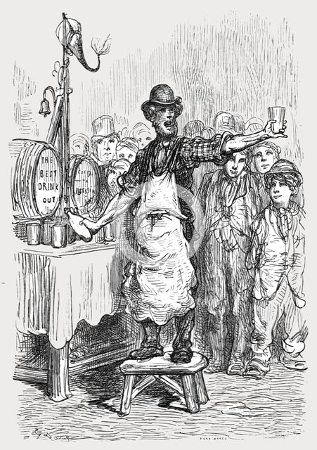 'The Ginger Beer Man', 1872.  Creator: Gustave Doré.