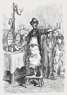 The Ginger Beer Man 1872. Creator: Gustave Doré
