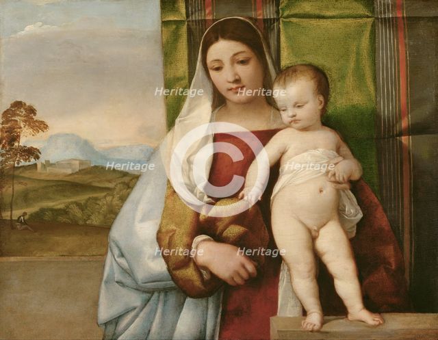 The Gipsy Madonna, c. 1510. Artist: Titian (1488-1576)