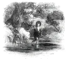"The Gipsy Child", 1860. Creator: Dalziel Brothers