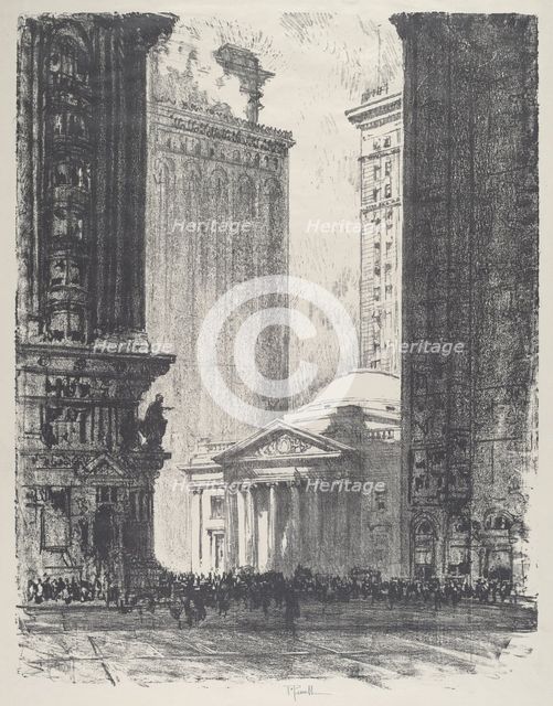 The Girard Trust Company, 1912. Creator: Joseph Pennell.