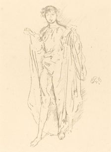 The Girl, c. 1891. Creator: James Abbott McNeill Whistler