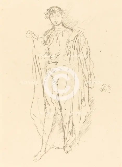 The Girl, c. 1891. Creator: James Abbott McNeill Whistler.