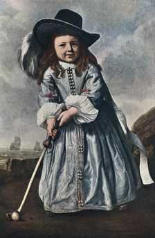 The Girl Golfer c1650, (1912).Artist: Aelbert Cuyp