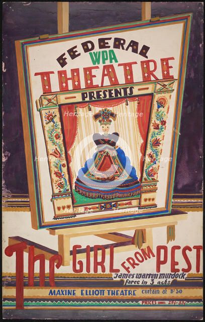 The Girl from Pest, New York, [1930s]. Creator: Unknown.