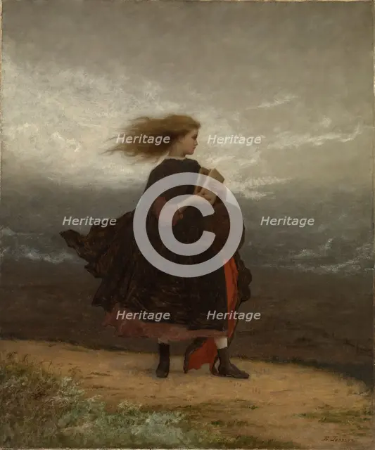 The Girl I Left Behind Me, ca. 1872. Creator: Eastman Johnson.