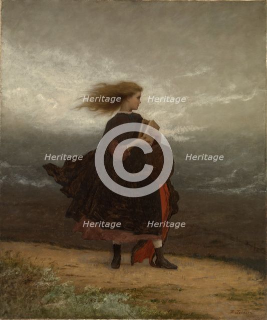 The Girl I Left Behind Me, ca. 1872. Creator: Eastman Johnson.